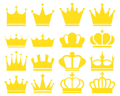 crown icon.  crown awards for winners, champions, leadership.