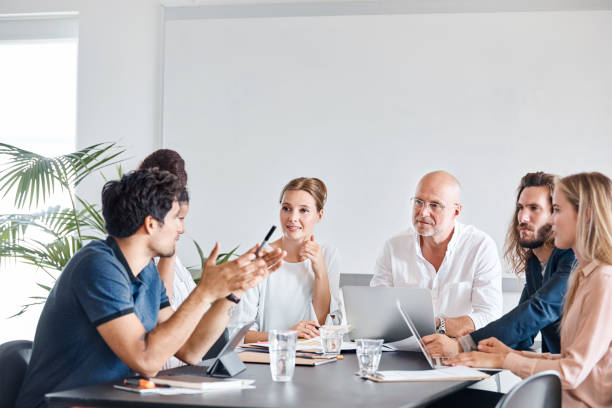 istock Multi-ethnic colleagues planning in meeting 1188375366