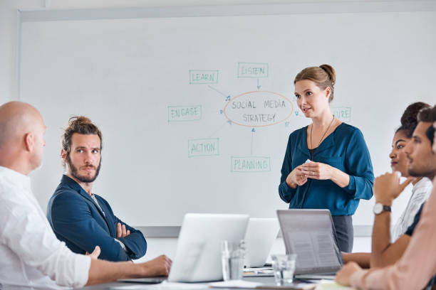 istock Business colleagues planning in board room 1188375380