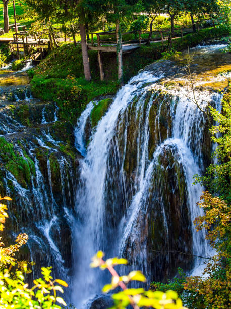 istock Scenic cascades on the river Sluncica 1188376118