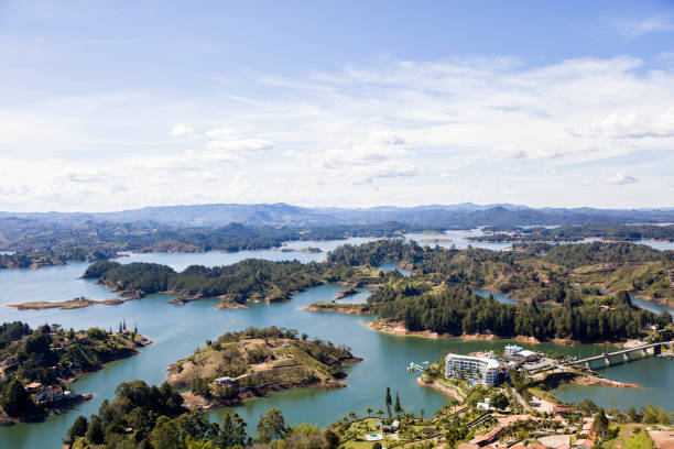 istock Guatape lake in Antioquia, Colombia 1188376875