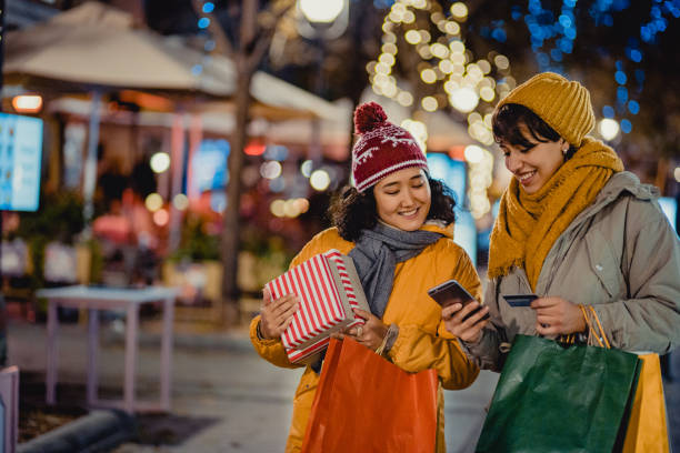 istock Great shopping in Christmas time 1188378695