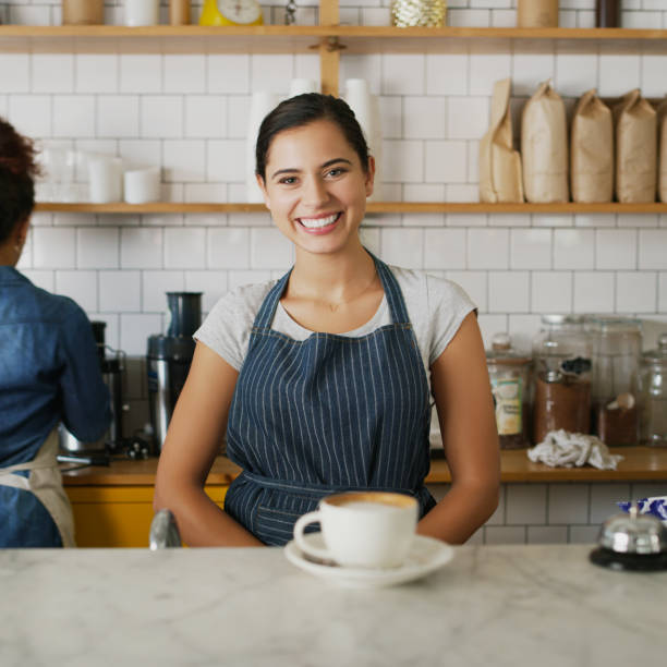 istock Serving the best coffee in town with a big smile 1188384264