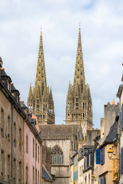 istock Quimper in Brittany, the cathedral 1188384440