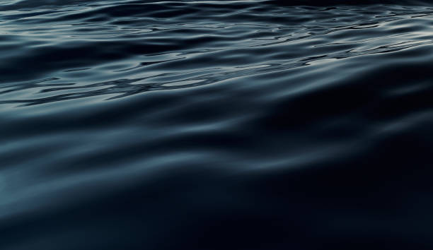 superficie de agua oscura abstracta - wave sea storm water fotografías e imágenes de stock