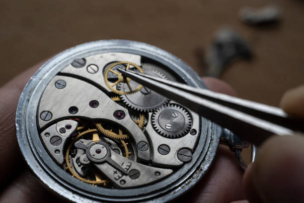 istock Watchmaker's workshop, mechanical watch repair 1188399743