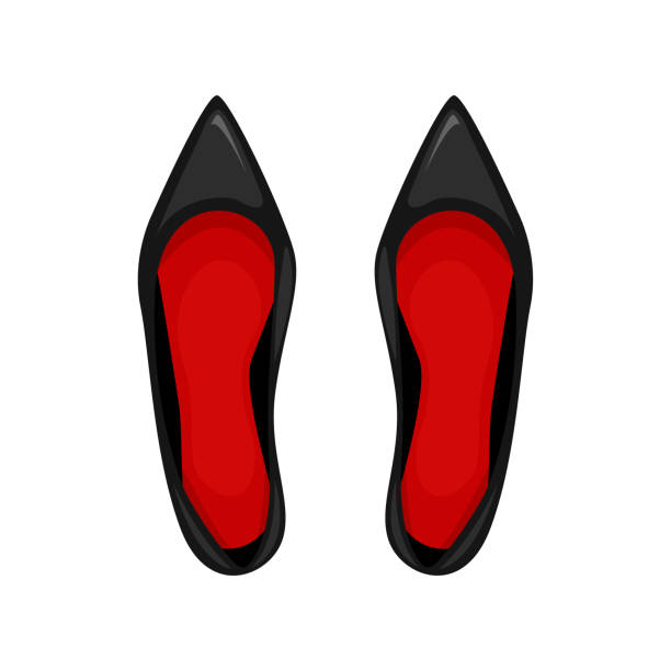35 Cartoon Of A Red Shiny Heels Illustrations & Clip Art - iStock