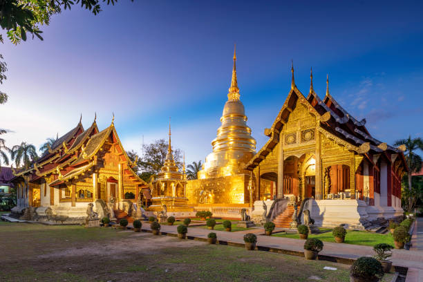 istock Wat Phra Sing with golden Stupa , Chiang Mai, Thailand 1188401419