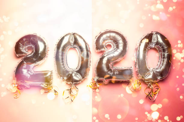 istock Balloon Bunting for celebration of New Year 2020 1188402632