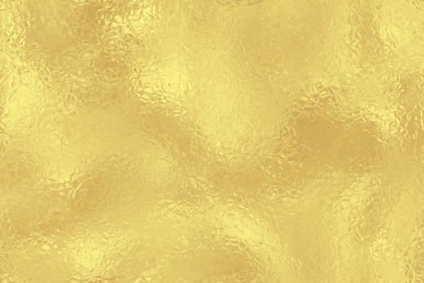 gold christmas background foil rugosa vacanza lampeggiante texture lucido giallo accartocciato confezione carta regalo brillante dorato ruvido fete golden reflection backdrop kitsch concept pattern seamless - gilded foto e immagini stock