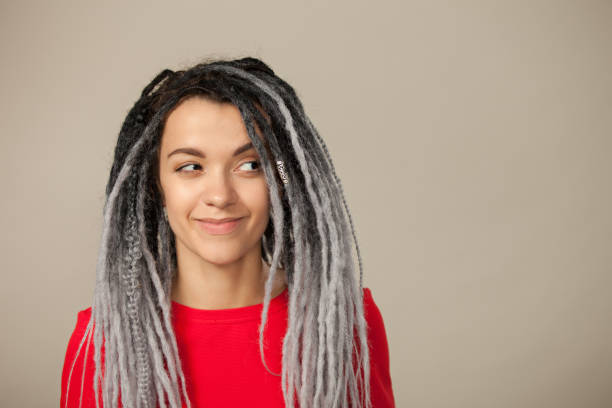 istock Studio portrait of a young woman with dreadlocks 1188403832