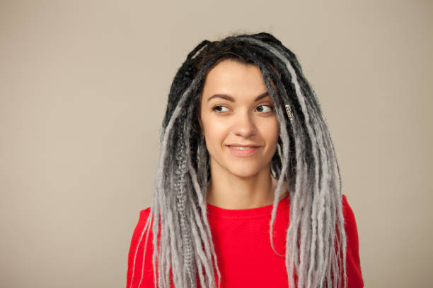 istock Studio portrait of a young woman with dreadlocks 1188404555
