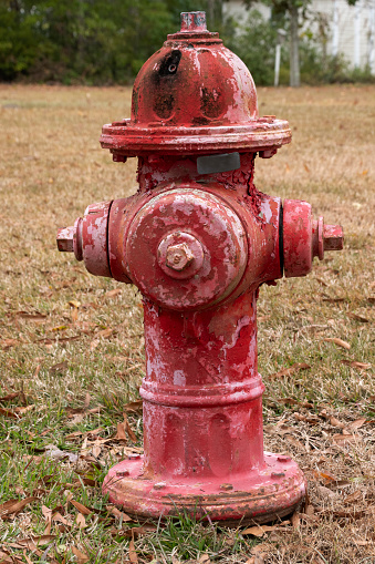 Pintura peeling off neighboorhood Fire Hydrant photo
