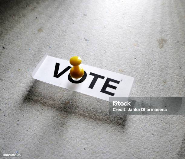 A Vote Tag Stock Photo - Download Image Now - Adult, Blue, Candidate