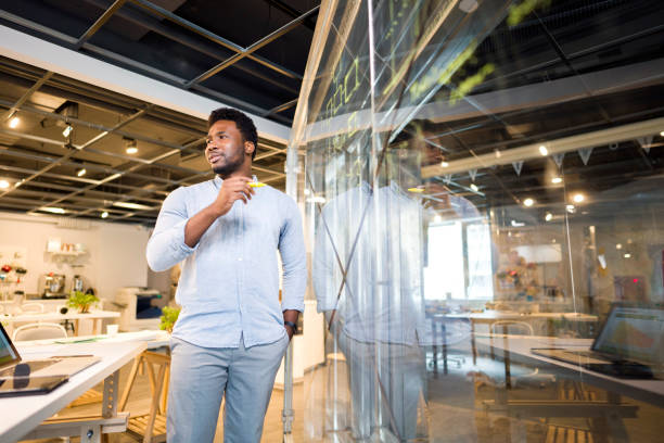 istock Young entrepreneur in his natural position 1188410019