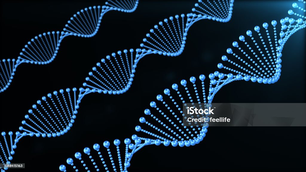 Dna Code Visual Dna Sequence Dna Code Structure With Glow Stock Photo - Download Image ...