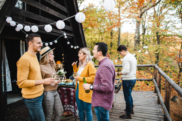 istock Cocktail party out on the porch 1188420880