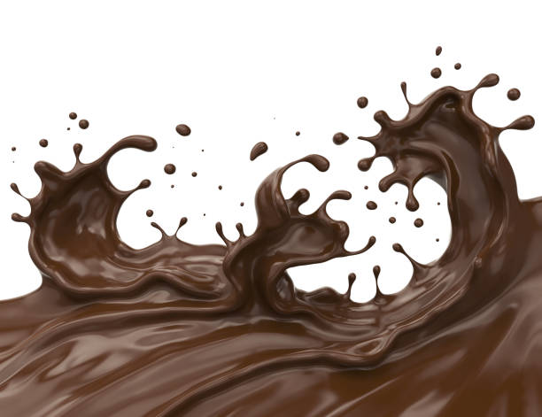 istock wave of Chocolate or Cocoa splash. 1188421980