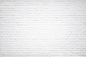 Old white brick wall background