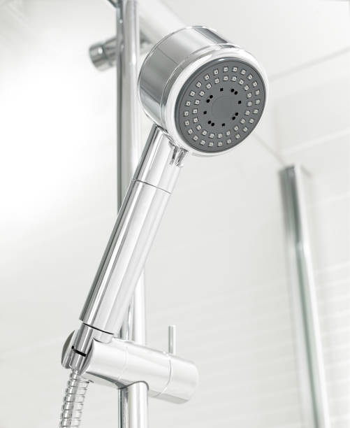 istock Shower head in bathroom 1188423825
