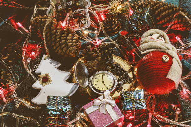istock Christmas and New Year decorations and garlands 1188424787