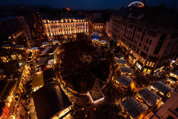 istock Christmas market in Budapest 1188424791