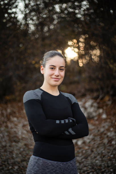 istock Young girl maintains physical activity 1188428362