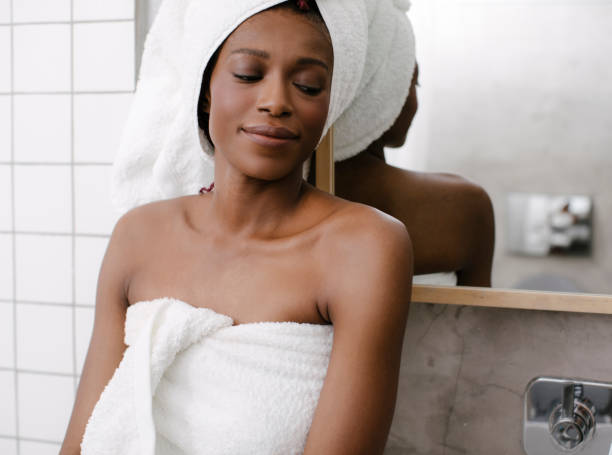istock Woman Relaxing After Bath 1188429471