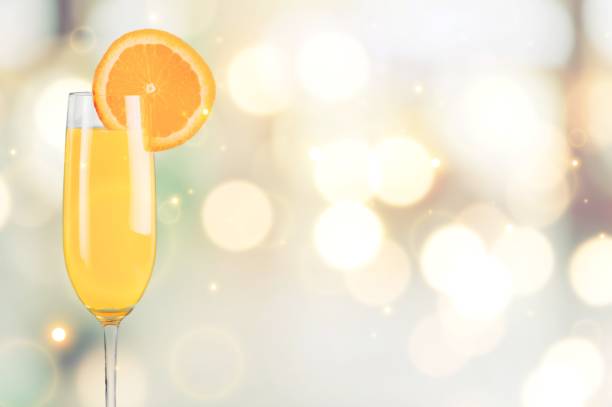 Cocktail. Cocktail orange drink on desk mimosa stock pictures, royalty-free photos & images