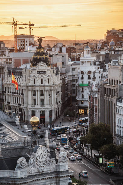 istock Madrid city centre from above at sunset 1188435391