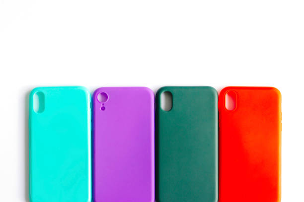 istock Four silicone cases for your smartphone. 1188437745