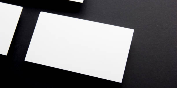 istock Business cards blank. Mockup on color background. Flat Lay. copy space for text 1188441175