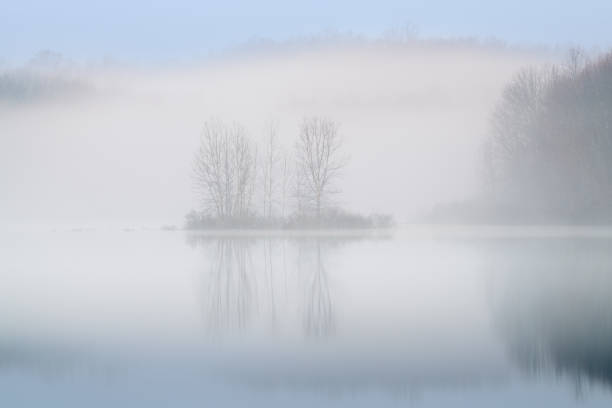 istock Island in Fog Twin Lakes 1188441819