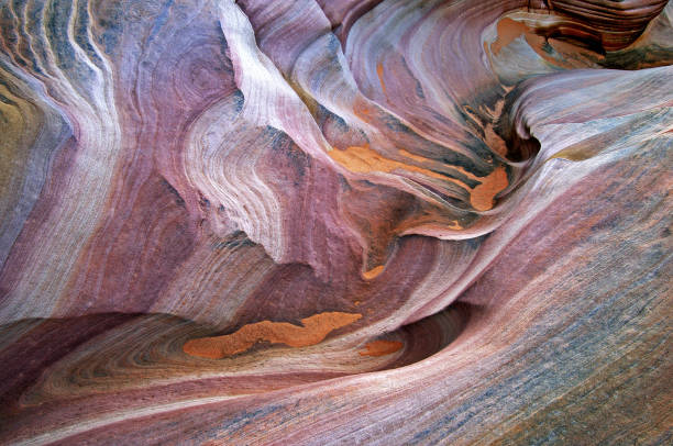 Antelope Canyon was formed by erosion of Navajo Sandstone, primarily due to flash flooding and secondarily due to other sub-aerial processes.