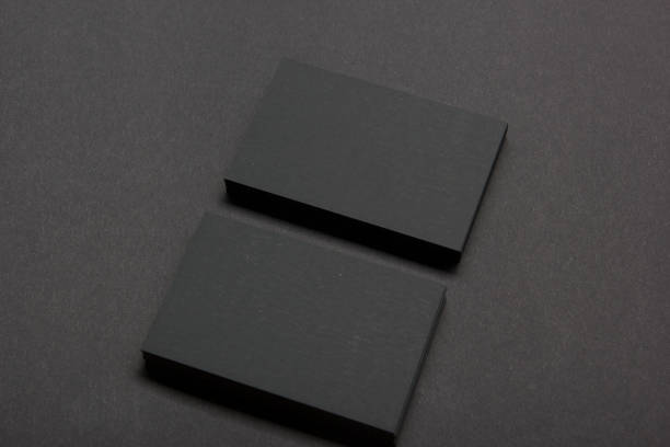 Business cards blank. Mockup on color background. Flat Lay. copy space for text
