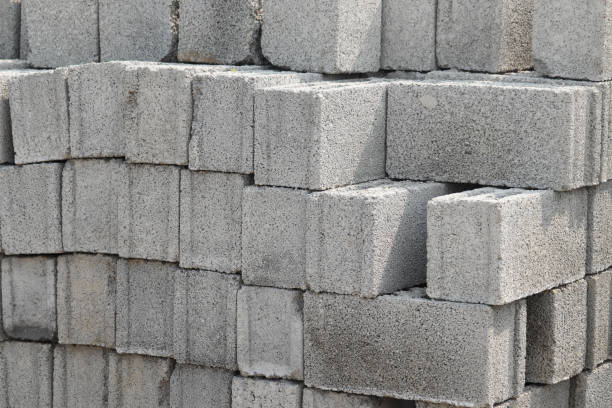 istock Cement Concrete Blocks Used for Building Construction Stacked 1188444071