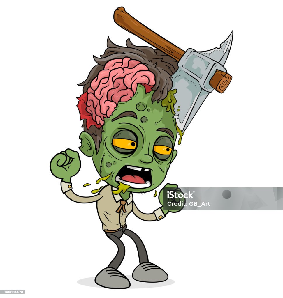 Phim Hoạt Hình Hài Hước Màu Xanh Zombie Nhân Vật Cậu Bé Hình minh ...