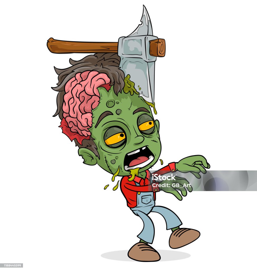 Phim Hoạt Hình Hài Hước Màu Xanh Zombie Nhân Vật Cậu Bé Hình minh ...