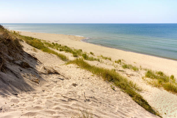 istock Baltic sea, Curonian spit, summer landscape dune sea 1188445649