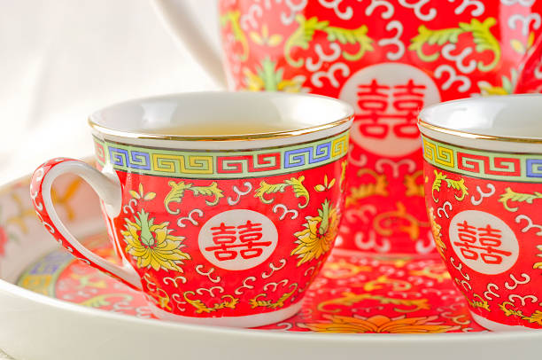 Chinese Tea Set stock photo