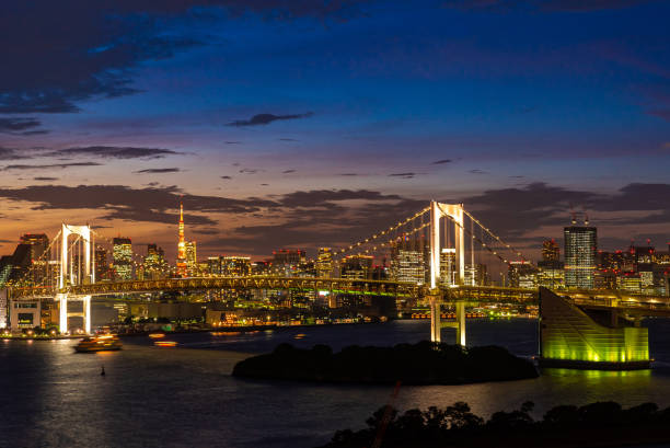 istock Tokyo Tower Rainbow bridge Japan 1188446488