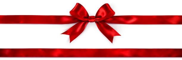 istock Red Bow And Ribbon Isolated On White 1188454346