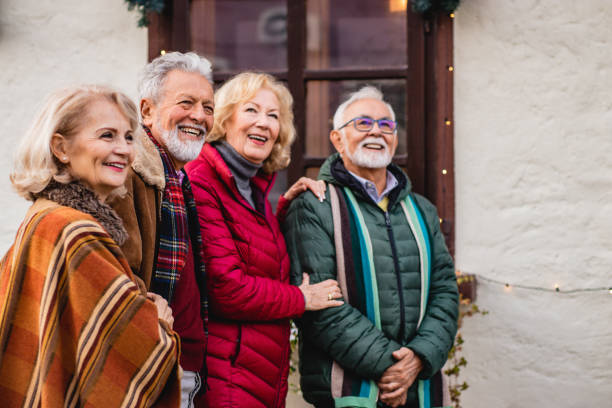 istock Group of seniors spending time together 1188455186