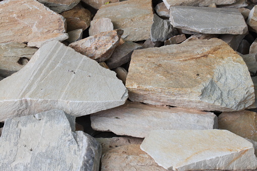 The texture of large stones can be used as a background or wallpaper
