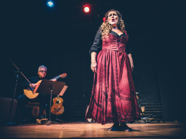 istock Opera singer performing on the stage 1188460798