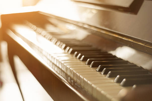 istock soft focus. lonely piano on the window background 1188463164