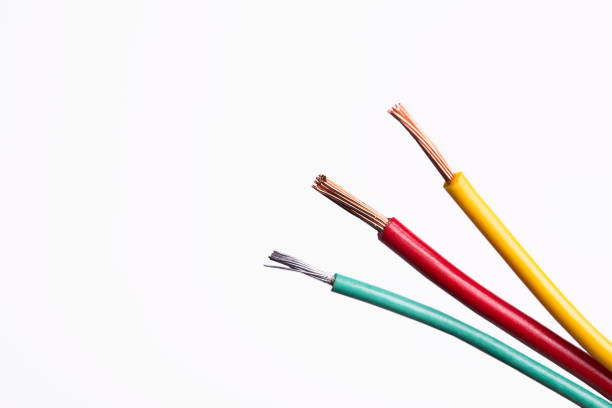 istock stripped wires on white background 1188469174