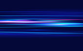 Blue lines movement.