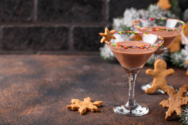istock Sugar cookie martini with sprinkles rim 1188478476