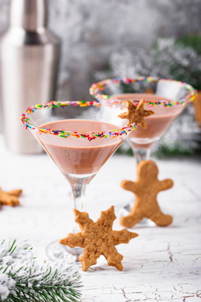 istock Sugar cookie martini with sprinkles rim 1188478477